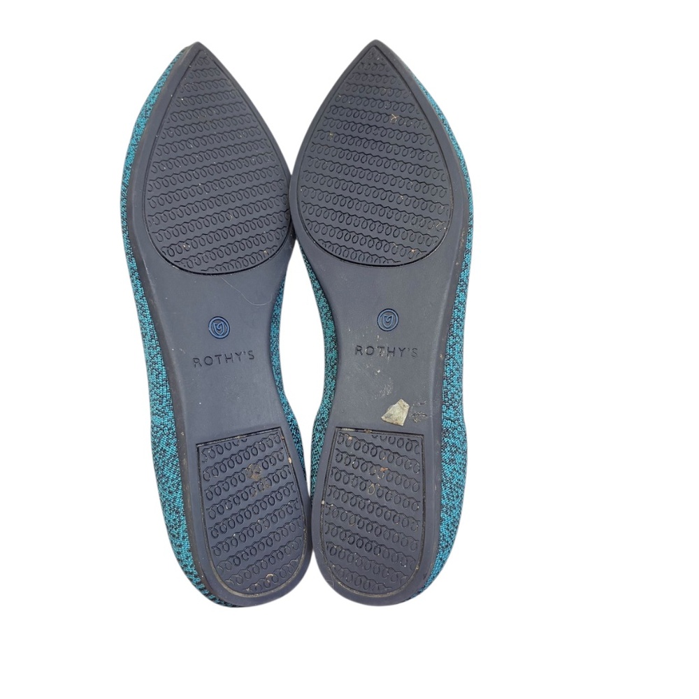 Rothy’s Spruce Python The Point Flags Rare 8.5 - image 4